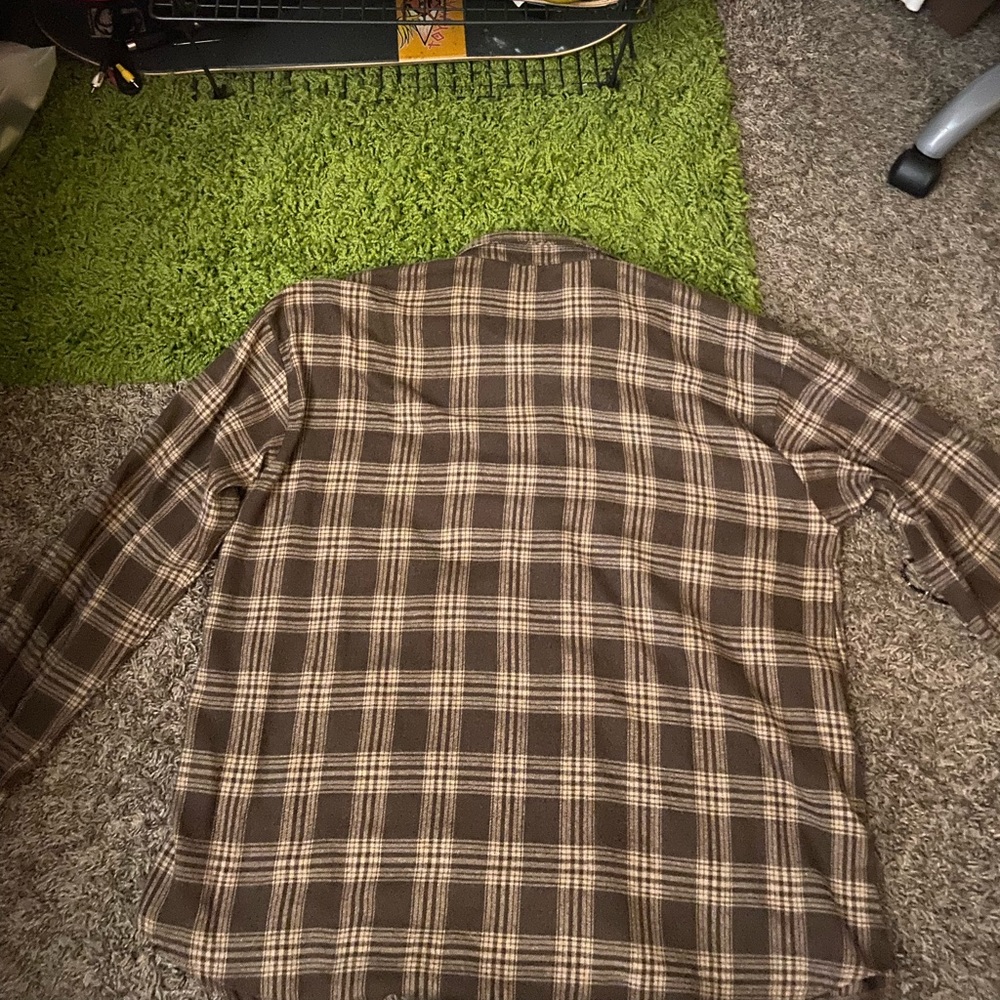Shein Brown Flanel